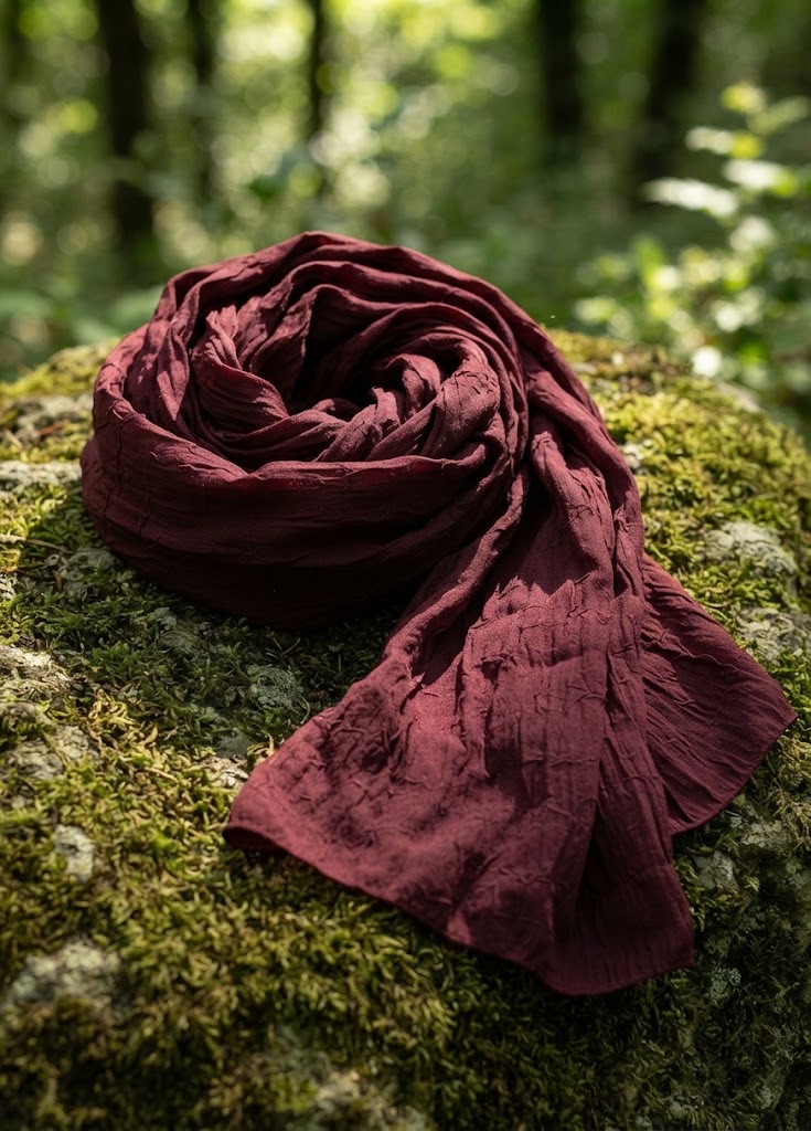 Urba Hijab Crash Scarf Bordeaux