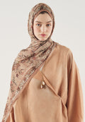 Ethnic Blossom Desin Hijab Terracotta - Fresh Scarfs