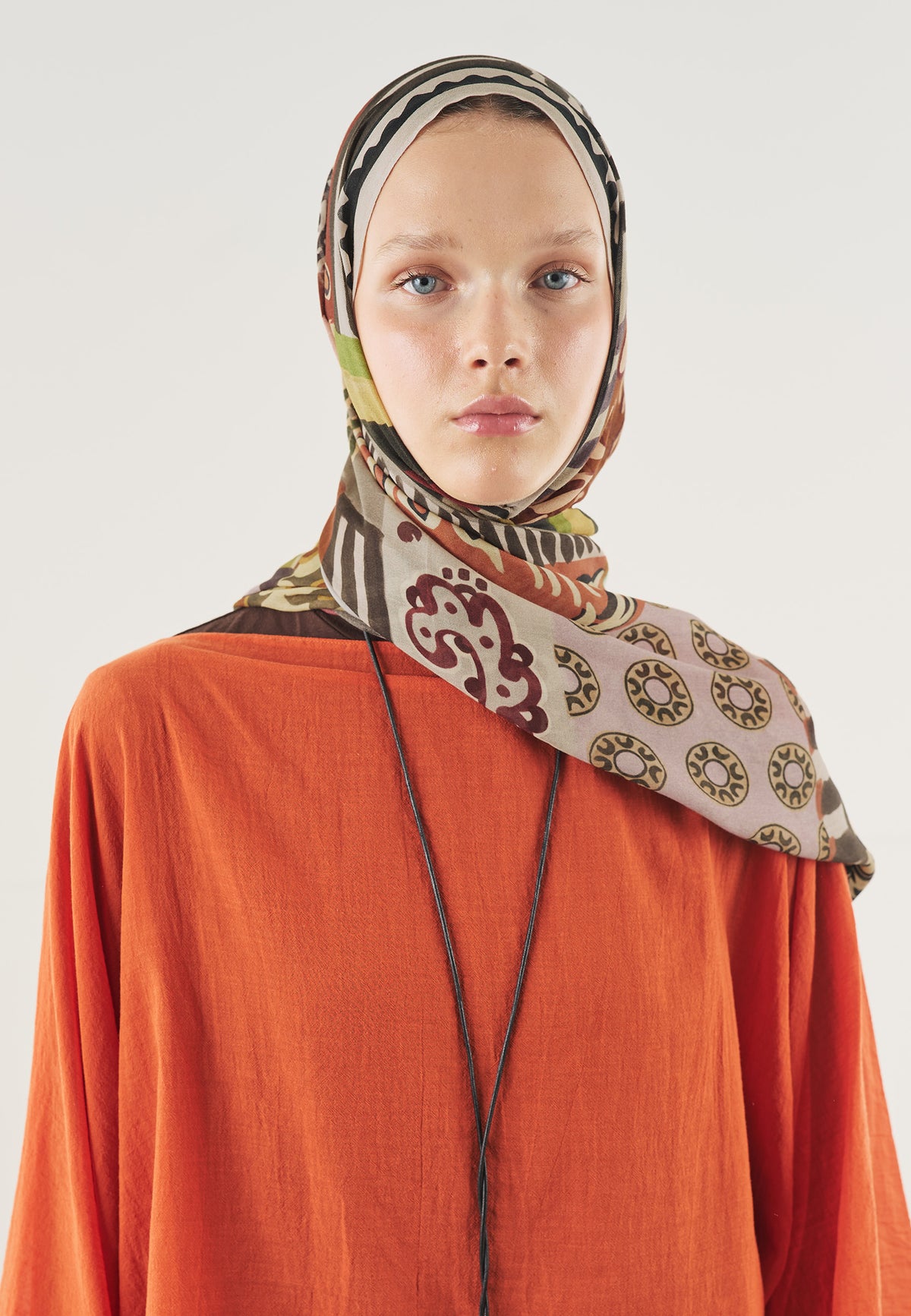 Petra Desin Soft Cotton Hijab Terracota - Fresh Scarf