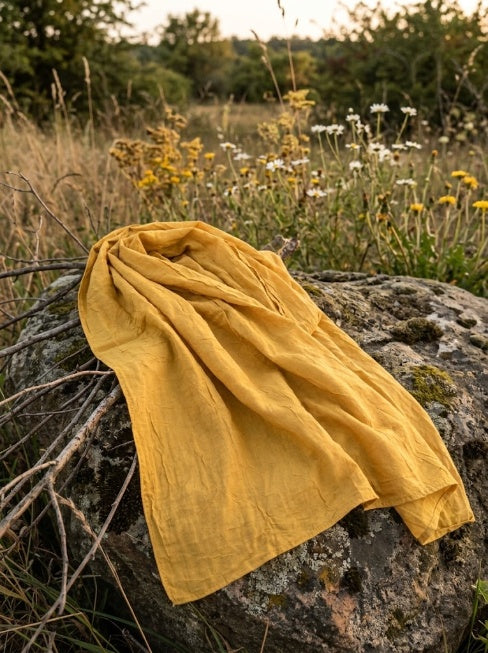 Urba Hijab Crash Scarf Mustard